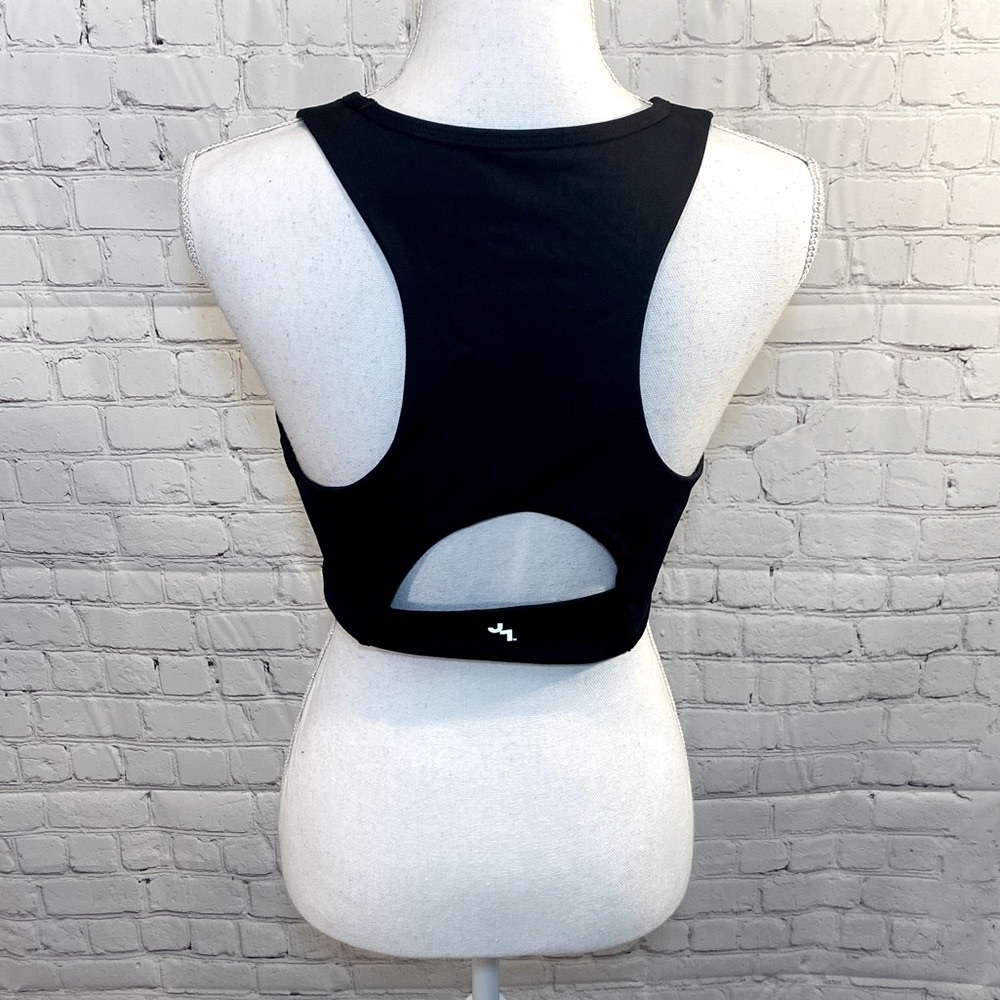 JOYLAB Tank Top Cropped Active Black-Large - Picture 3 of 3